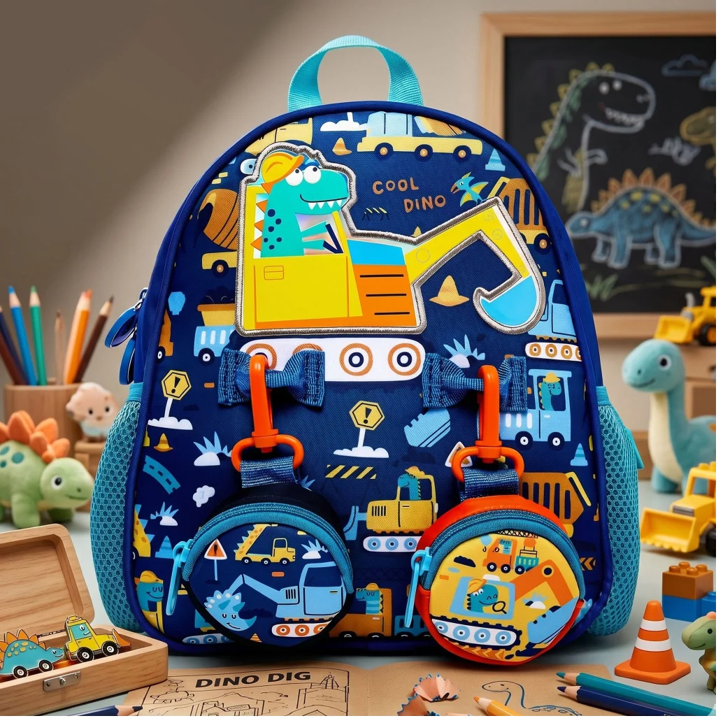 Dino Explorer Double Pocket Backpack - image 22