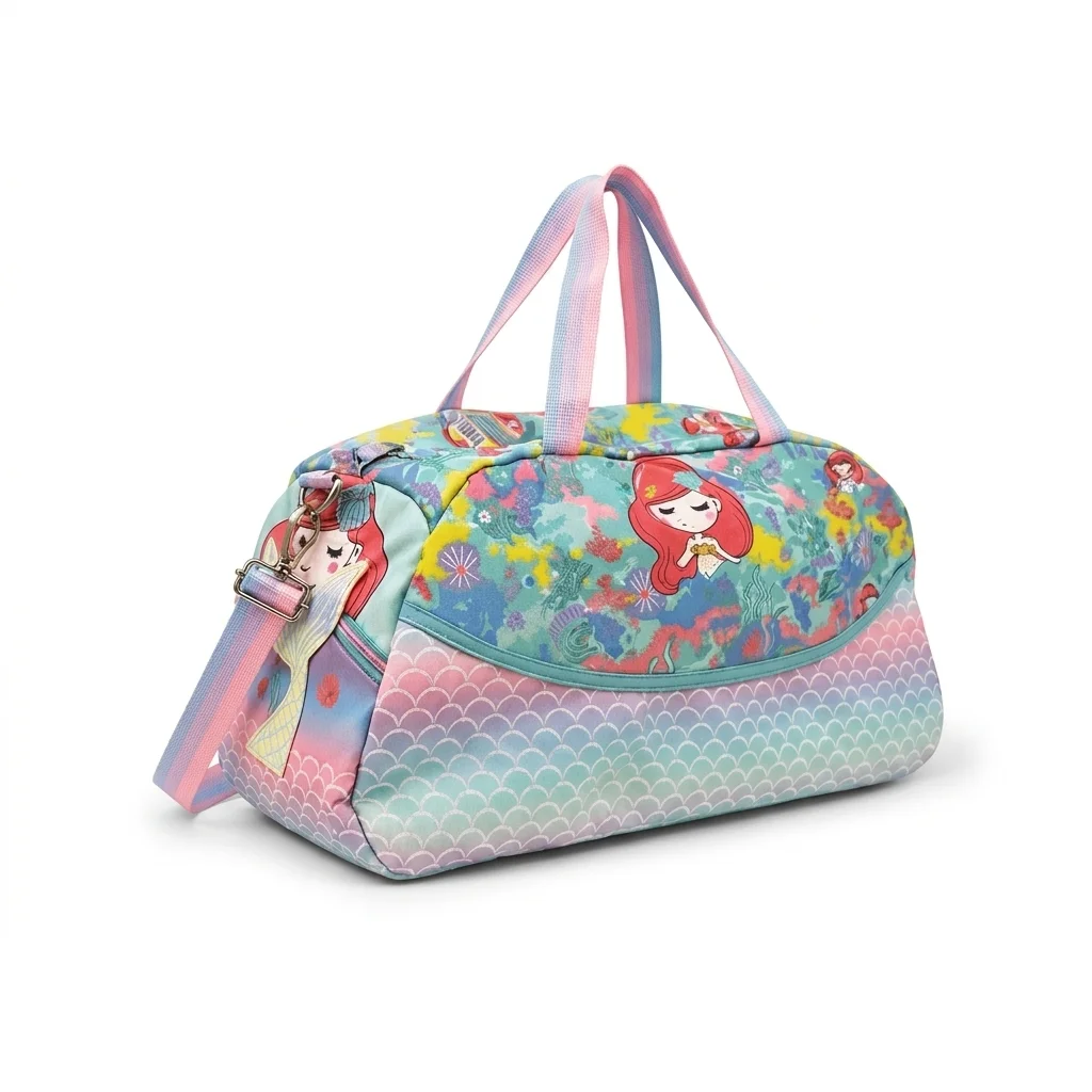 Ocean Mermaid Getaway Duffel Bag - Front view