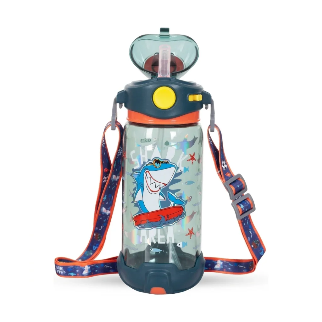 Ocean Shark Splash Water Bottle - Front view