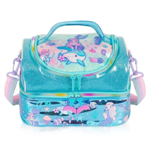 Ocean Sparkle Mermaid Lunch Bag - Front view