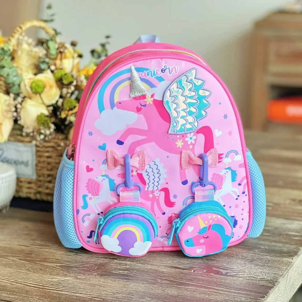 Pastel Dream Double Pocket Backpack - Pasted image 1