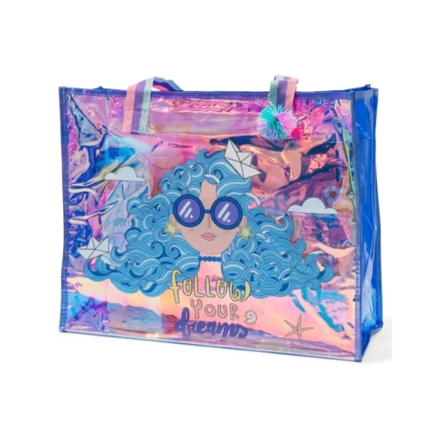 Storytime Reading Canvas Tote Bag - Front view