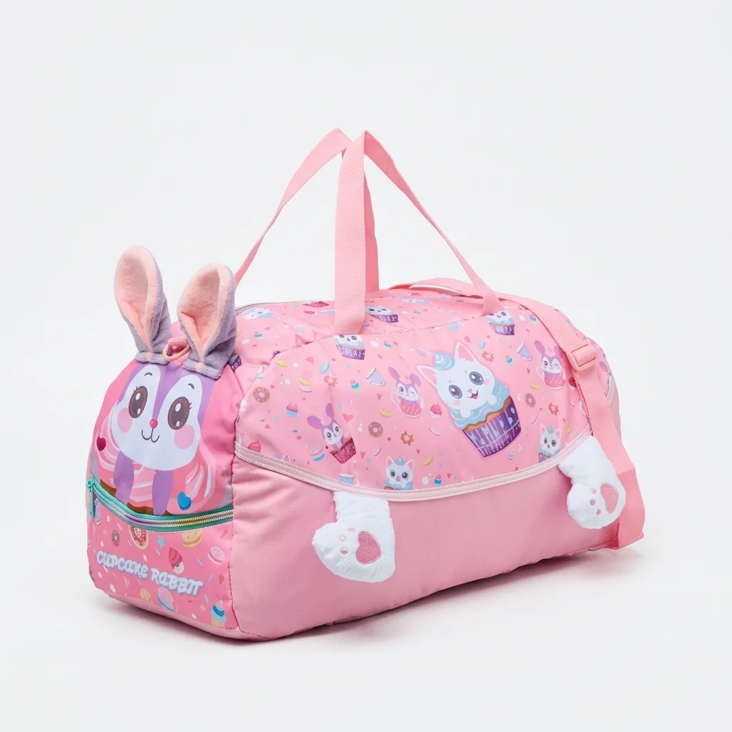 Sweet Bunny Rabbit Travel Duffel - Front view